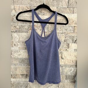 Avia Heathered Blue Activewear Top Size Small Yoga Tank Top